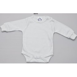 Full Sleeves Bodysuit White (Premium)