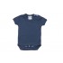 Half Sleeves Bodysuit Navy Blue