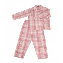 Pyjama Suit Pink Checks 100% Cotton 3-10 yrs